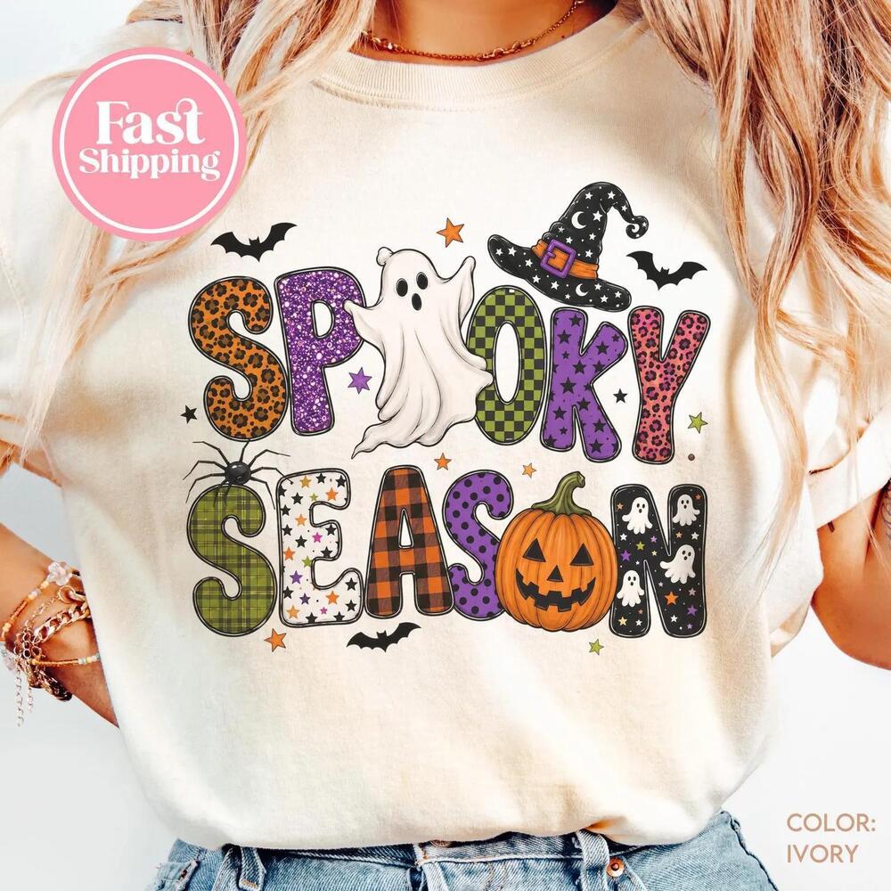 Ghost Shirt, Cute Ghost Halloween Tshirt,